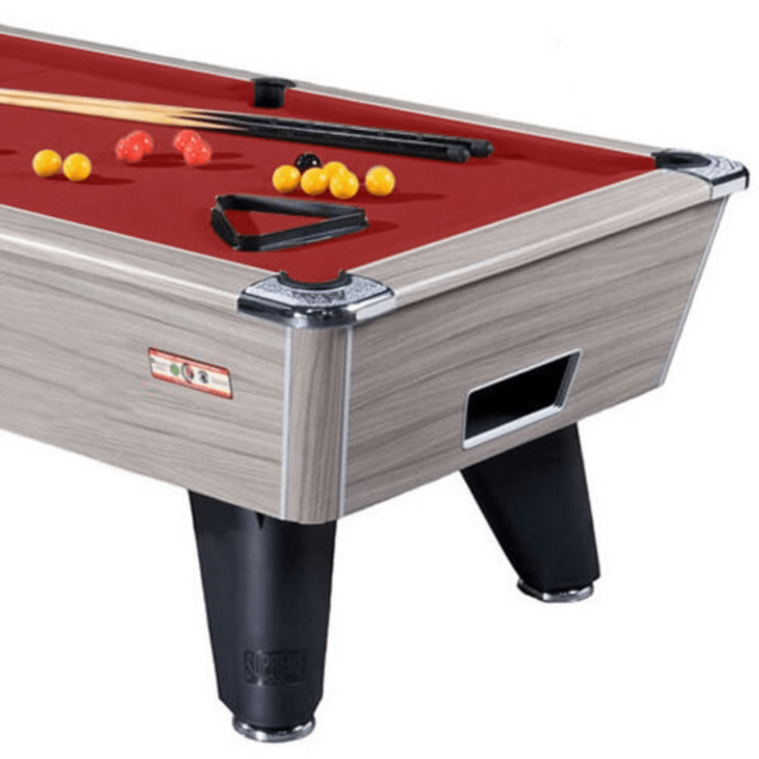 Supreme Winner Pool Table - Driftwood