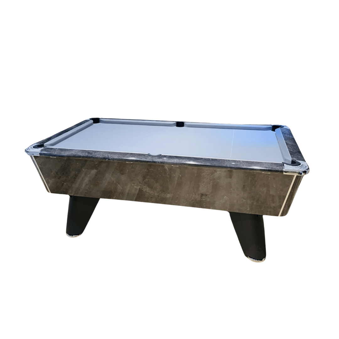 Supreme Winner Pool Table - Gloss Black Marble