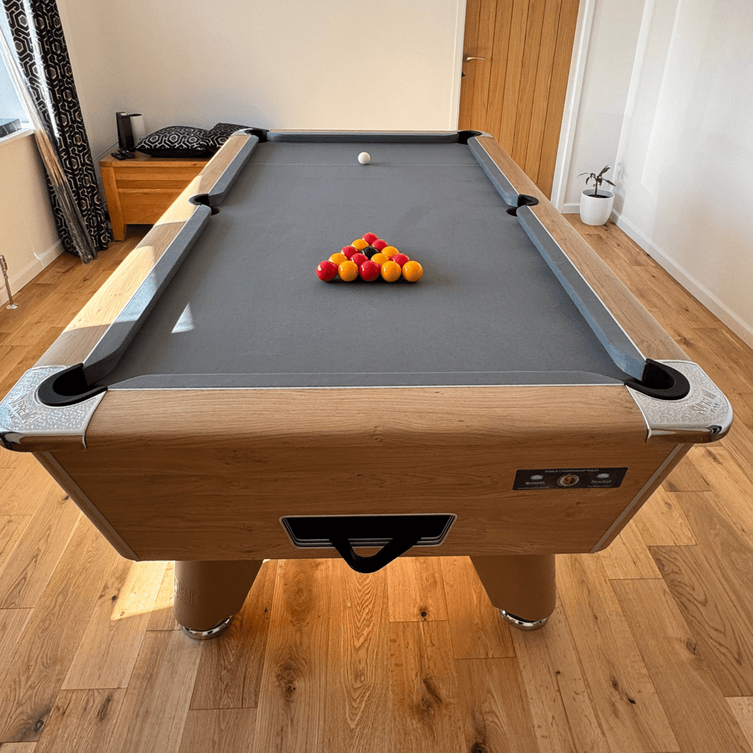 Supreme Winner Pool Table - Oak - 7ft
