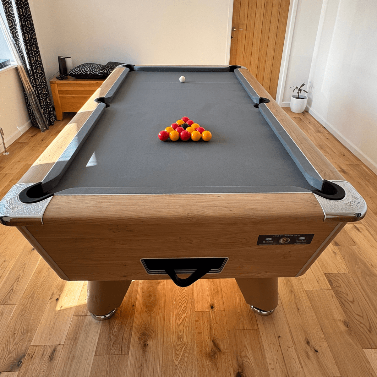 Supreme Winner Pool Table - Oak - 7ft