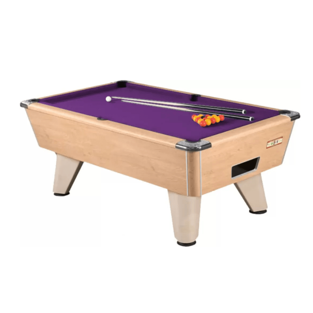 Supreme Winner Pool Table - Oak - 7ft