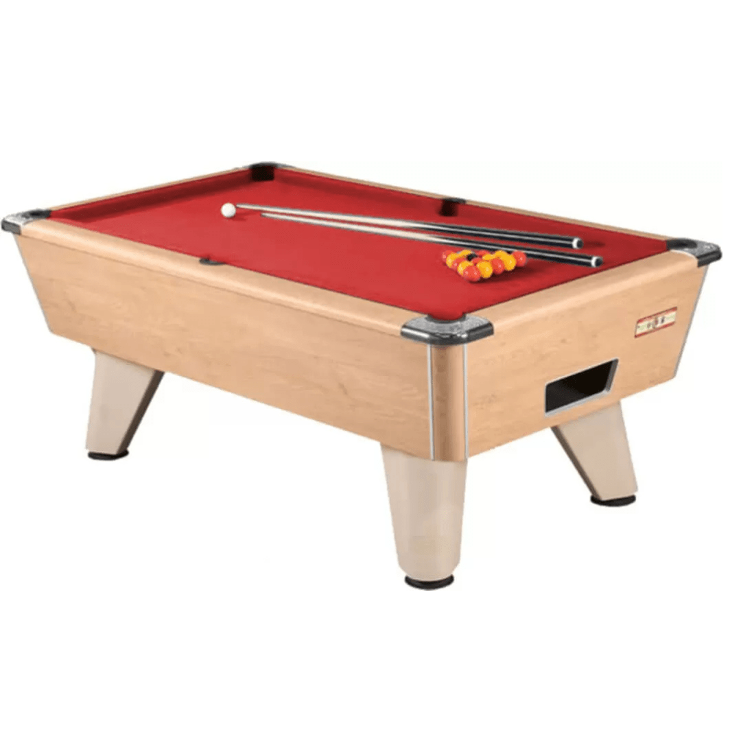Supreme Winner Pool Table - Oak - 7ft