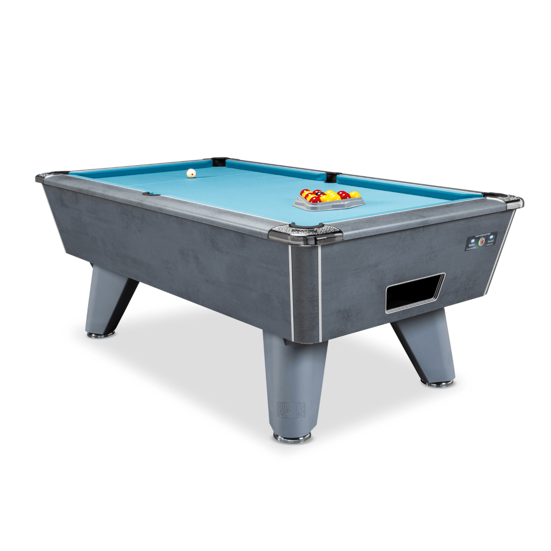 Supreme Winner Pool Table - Storm Grey