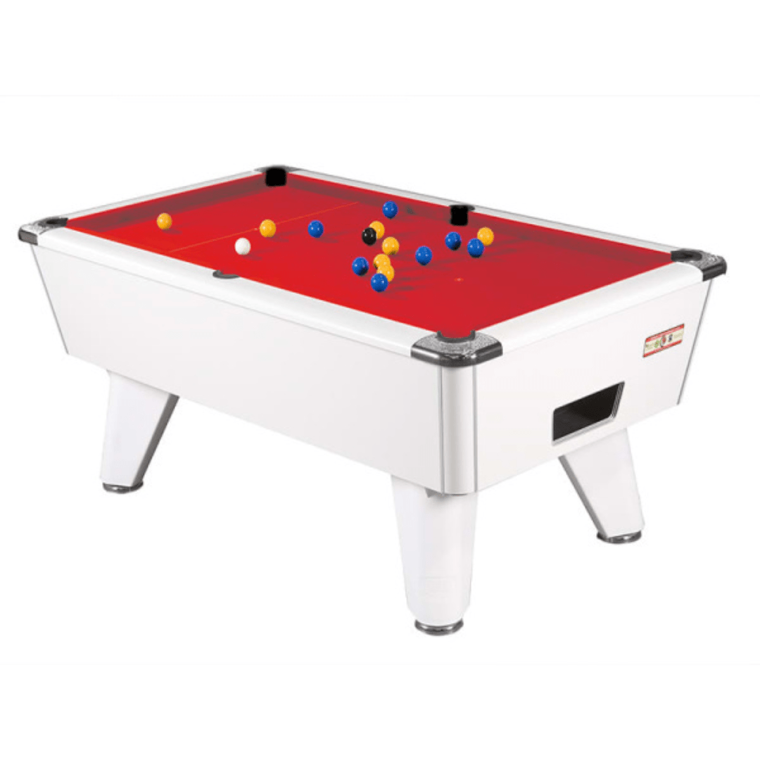Supreme Winner Pool Table - White Pearl - 6ft