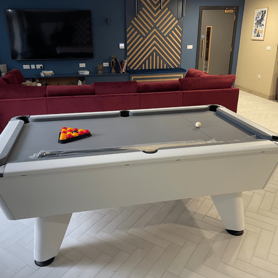 Supreme Winner Pool Table - White Pearl - 6ft