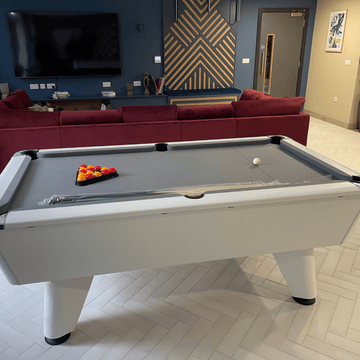 Supreme Winner Pool Table - White Pearl - 6ft