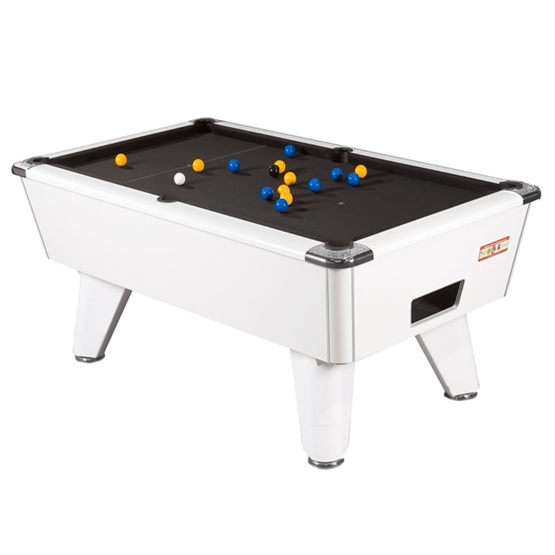 Supreme Winner Pool Table - White Pearl - 6ft