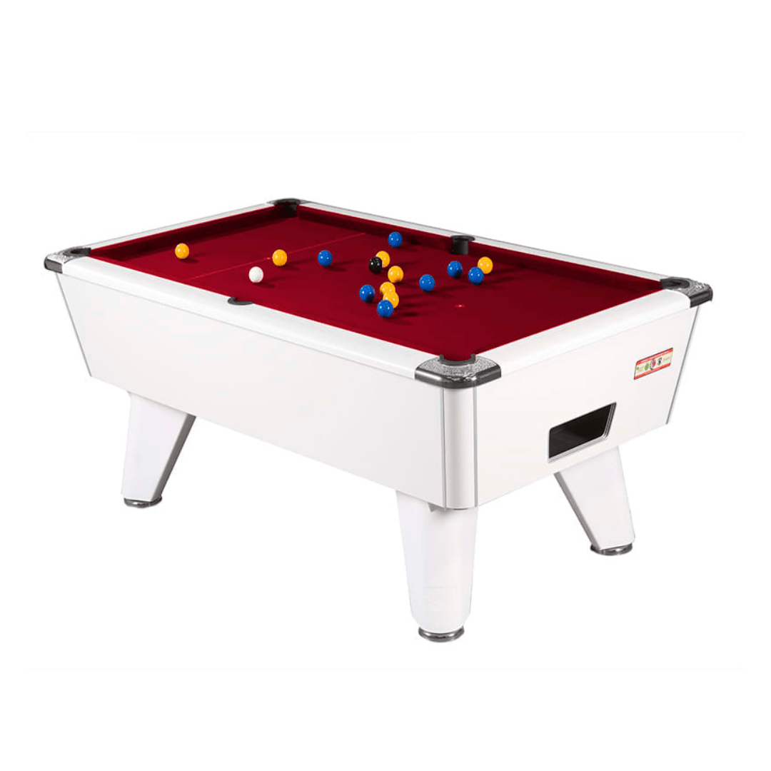 Supreme Winner Pool Table - White Pearl - 6ft