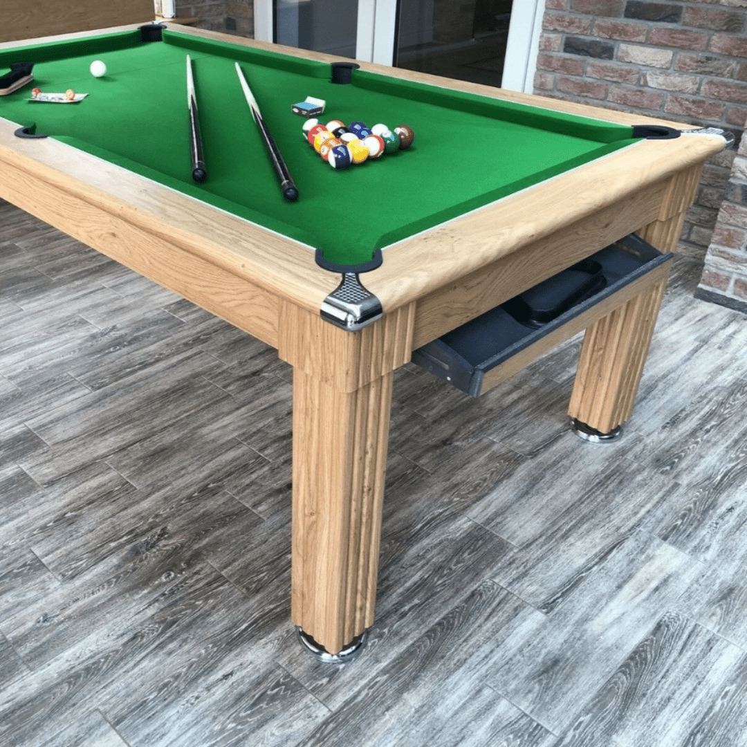 The Harrogate Pool Dining Table - Oak