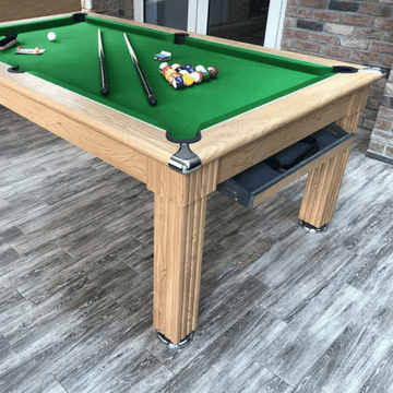 The Harrogate Pool Dining Table - Oak