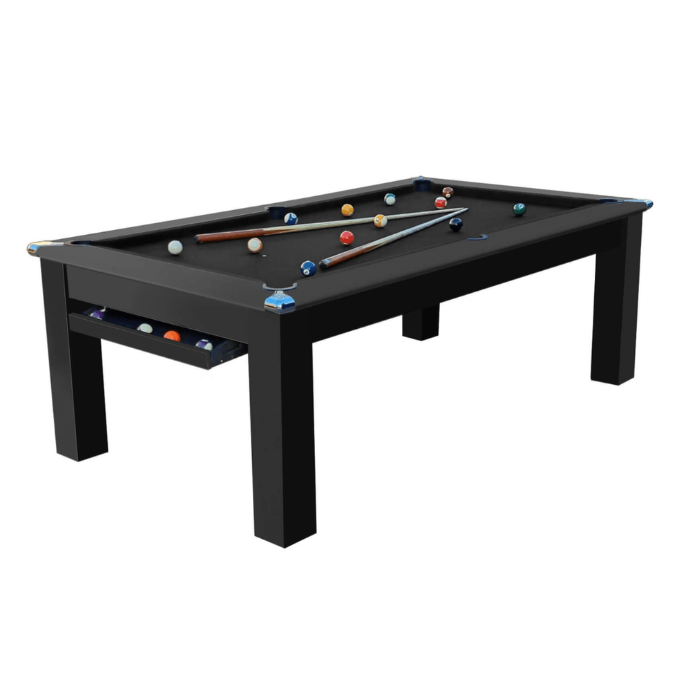 The Helmsley Pool Dining Table - Black – The Yorkshire Cue Company