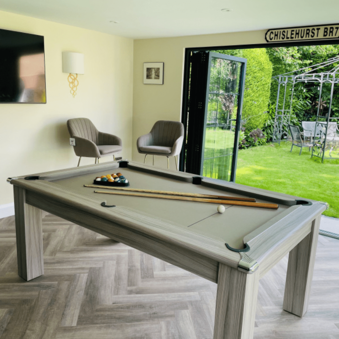 The Helmsley Pool Table - Driftwood