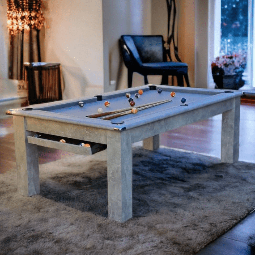 The Helmsley Pool Table - Italian Grey - 7ft