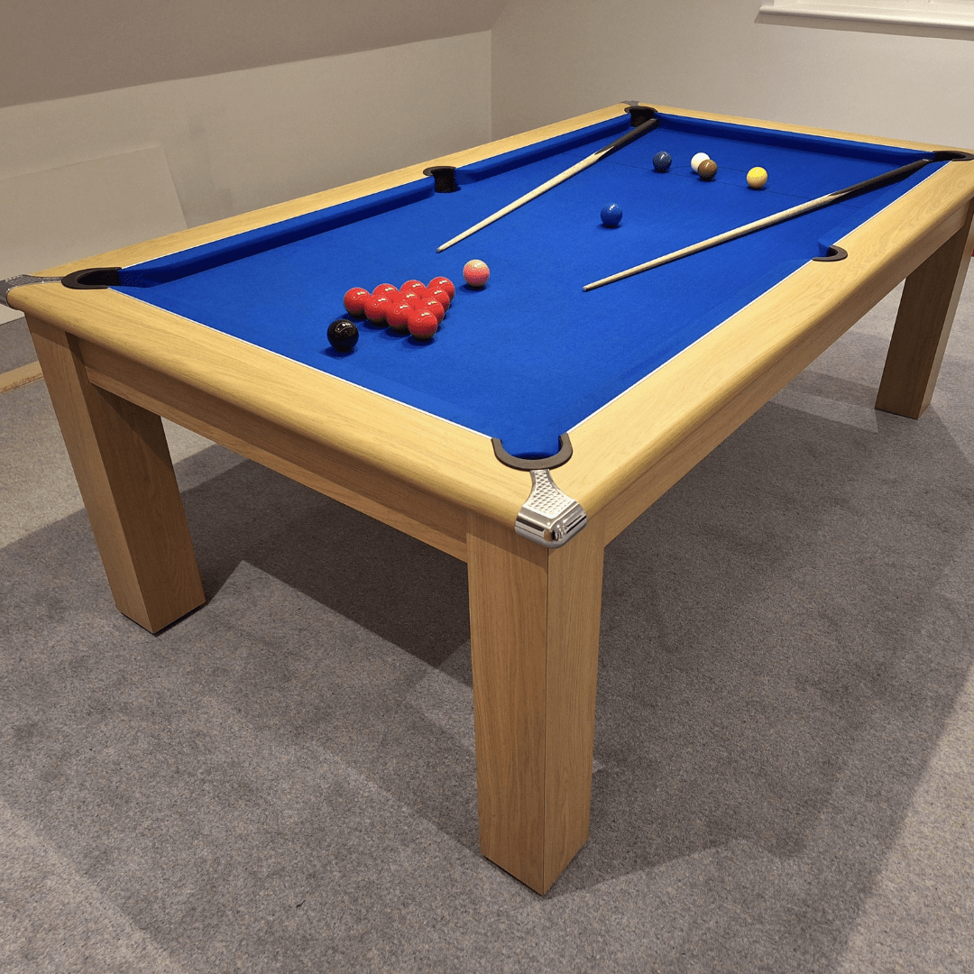 The Helmsley Pool Table - Oak - 6ft