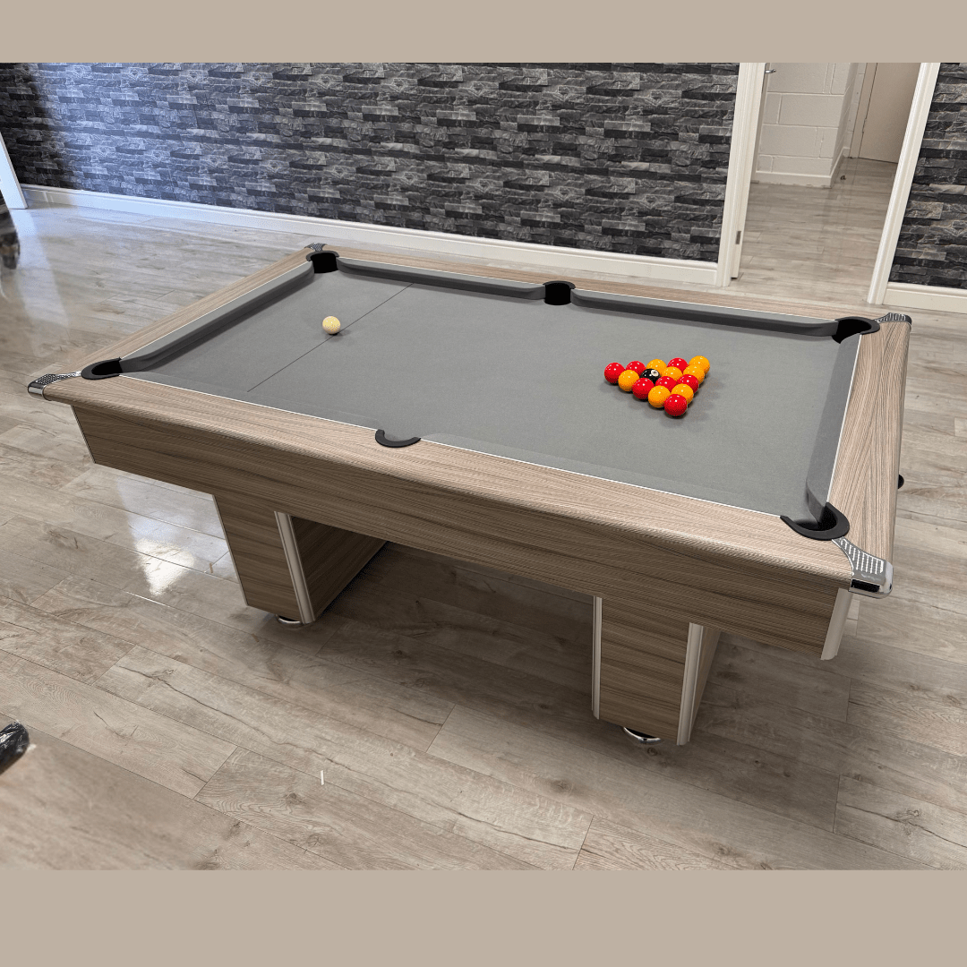 The Leyburn Pool Table - Driftwood