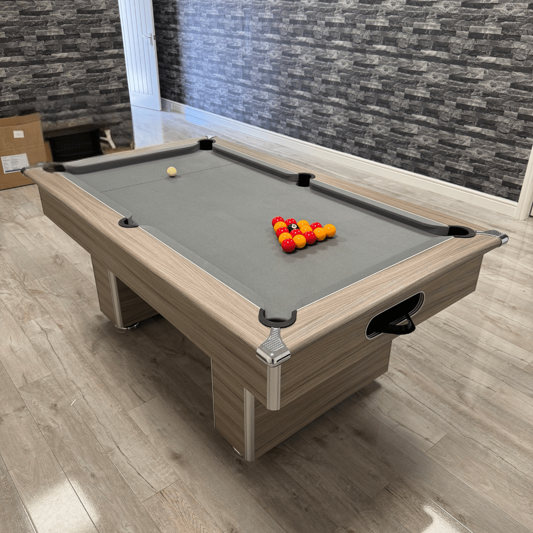 The Leyburn Pool Table - Driftwood