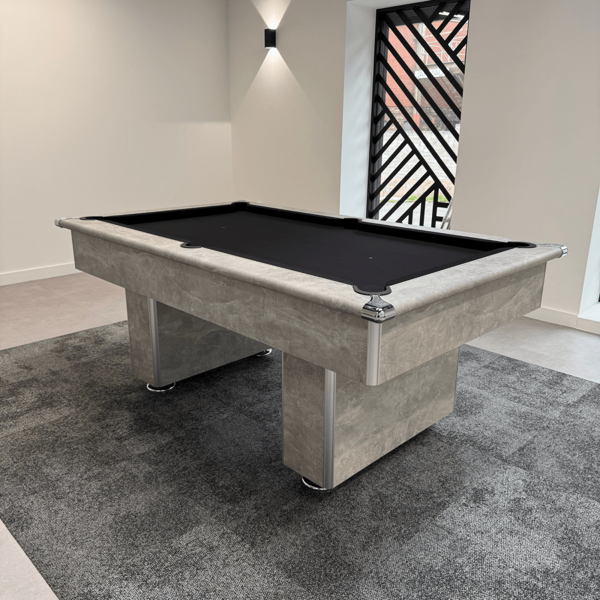 The Leyburn Pool Table - Italian Grey - 7ft