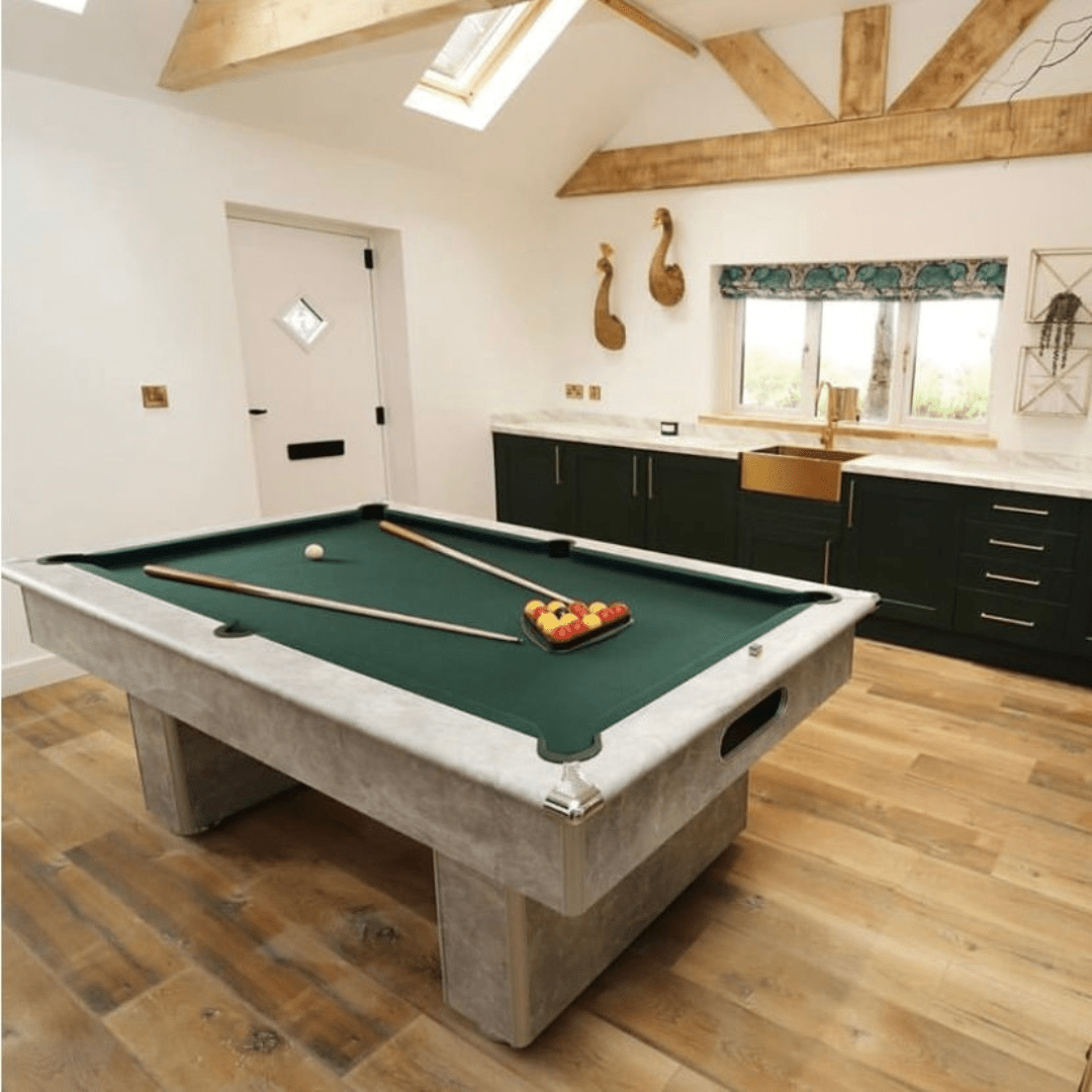 The Leyburn Pool Table - Italian Grey - 7ft