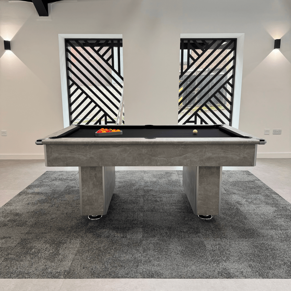 The Leyburn Pool Table - Italian Grey - 7ft