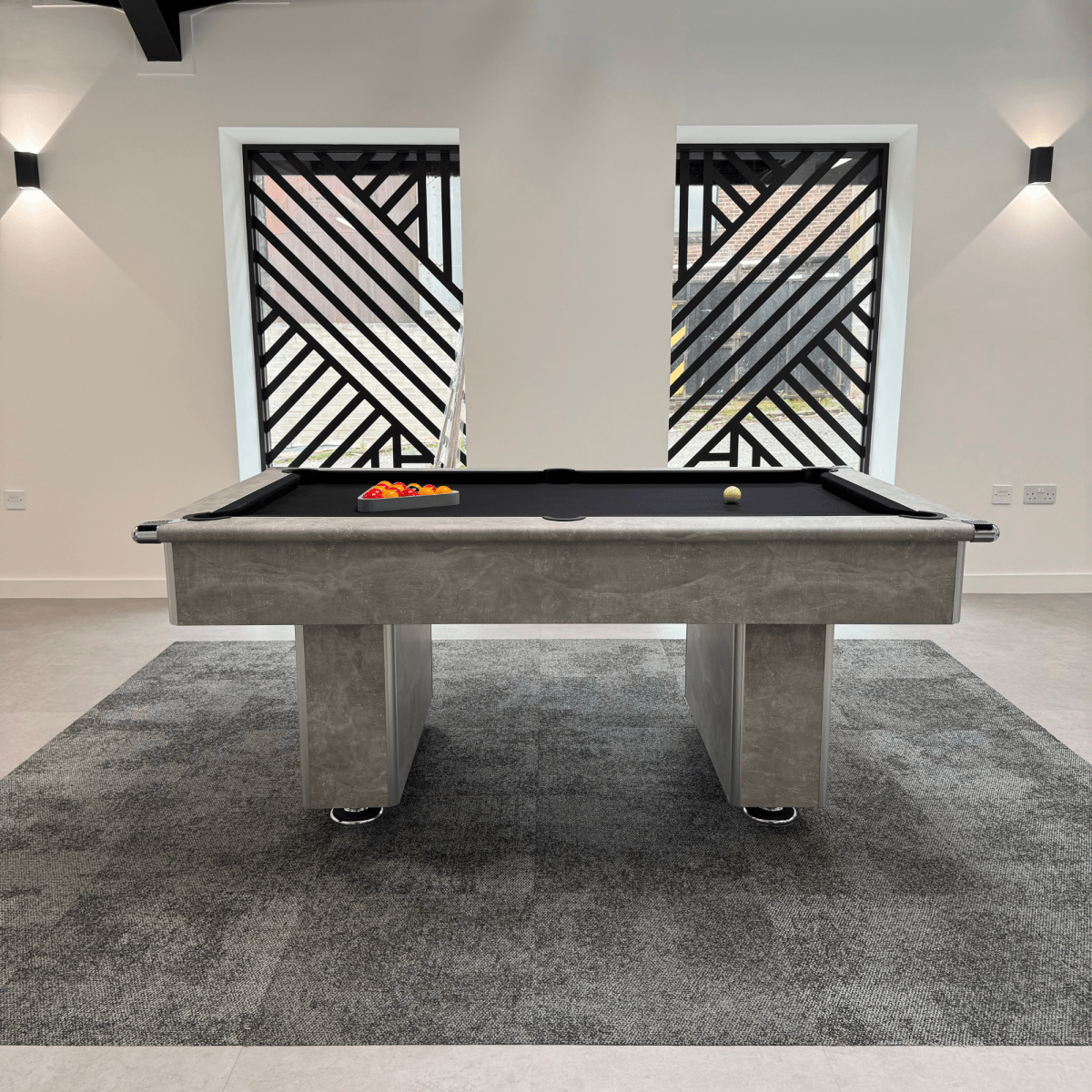 The Leyburn Pool Table - Italian Grey - 7ft