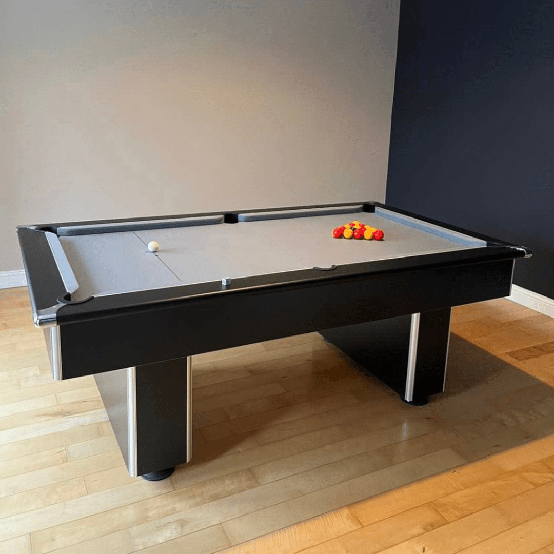 The Leyburn Pool Table - Matt Black - 6ft – The Yorkshire Cue Company