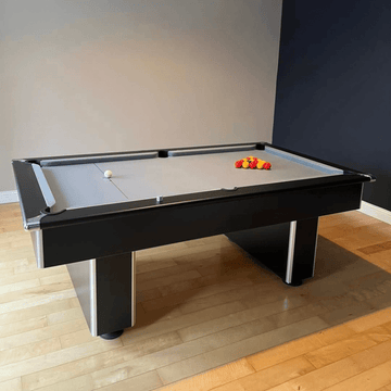 The Leyburn Pool Table - Matt Black - 7ft