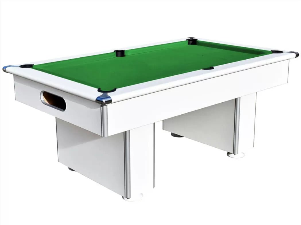 The Leyburn Pool Table - Matt White - 6ft