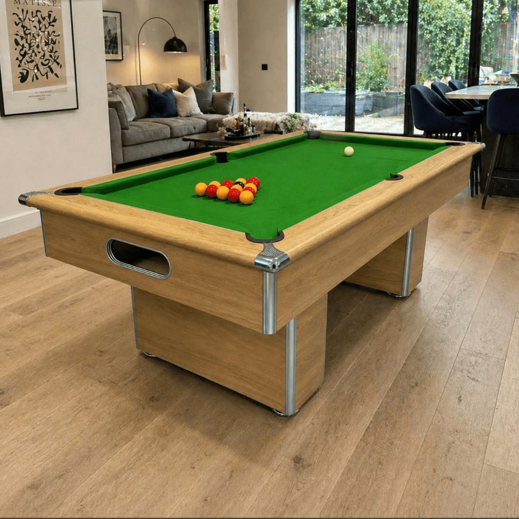 The Leyburn Pool Table - Oak
