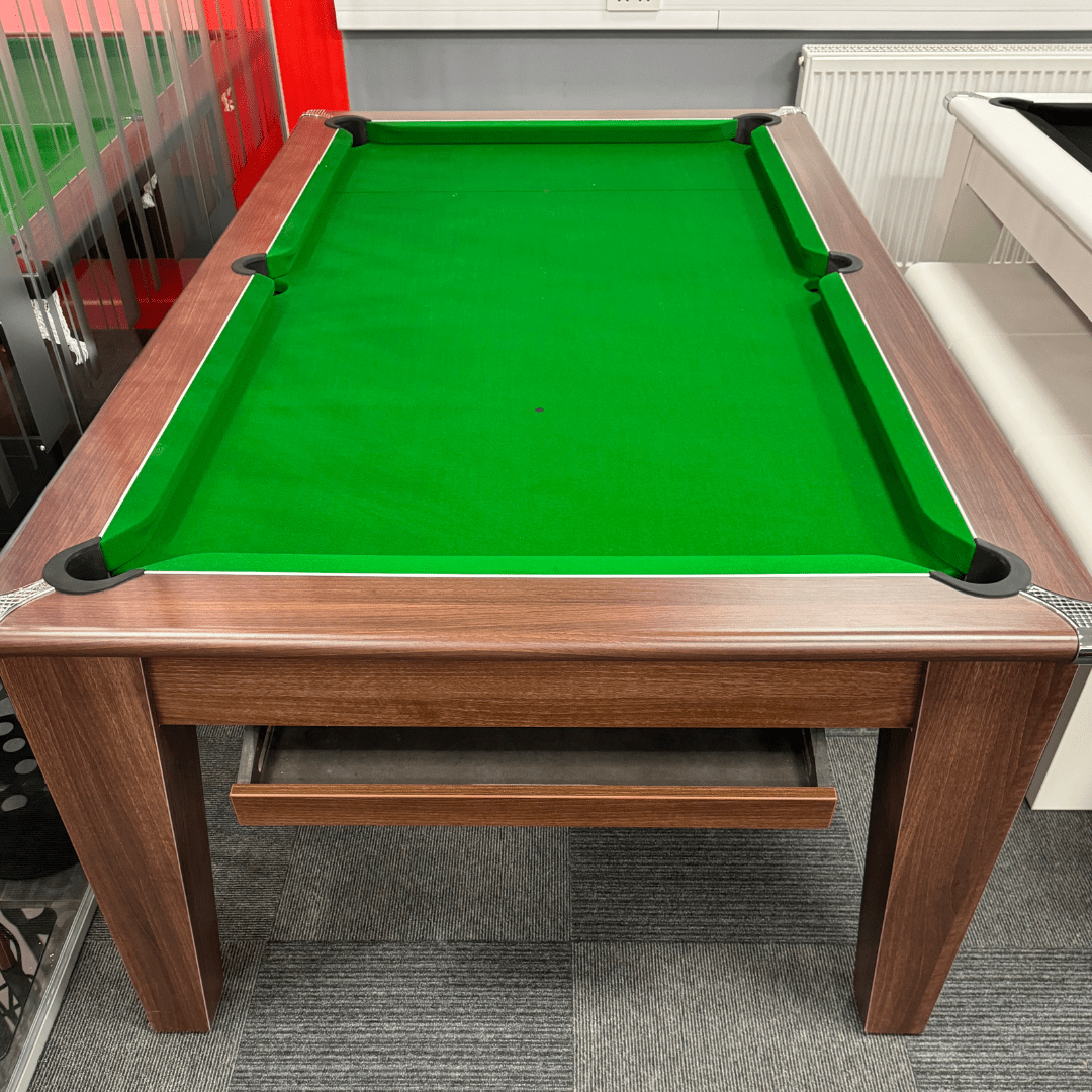 The Richmond Pool Dining Table - Dark Walnut - 7ft