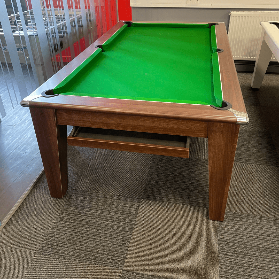 The Richmond Pool Dining Table - Dark Walnut - 7ft