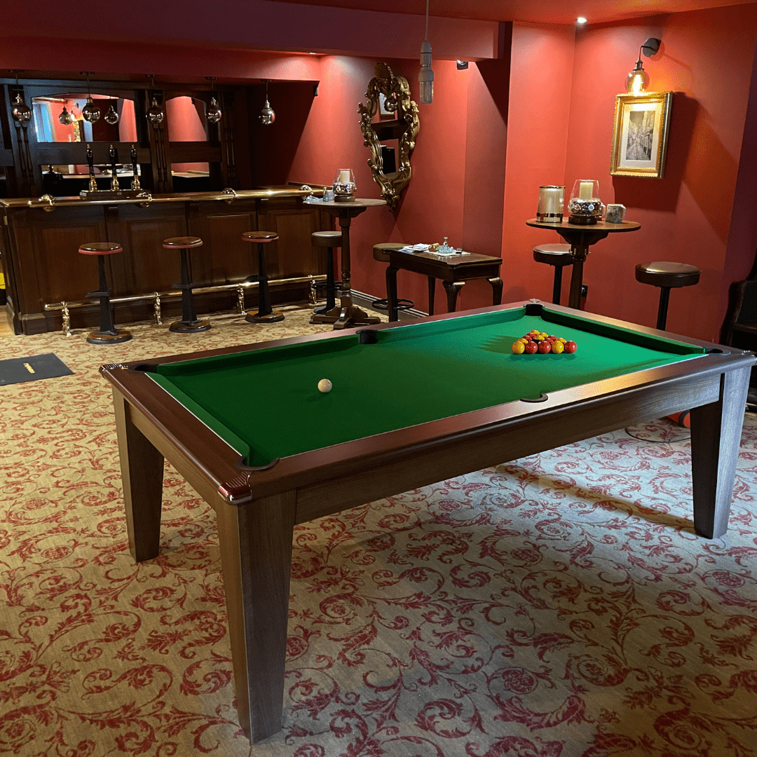 The Richmond Pool Dining Table - Dark Walnut - 7ft