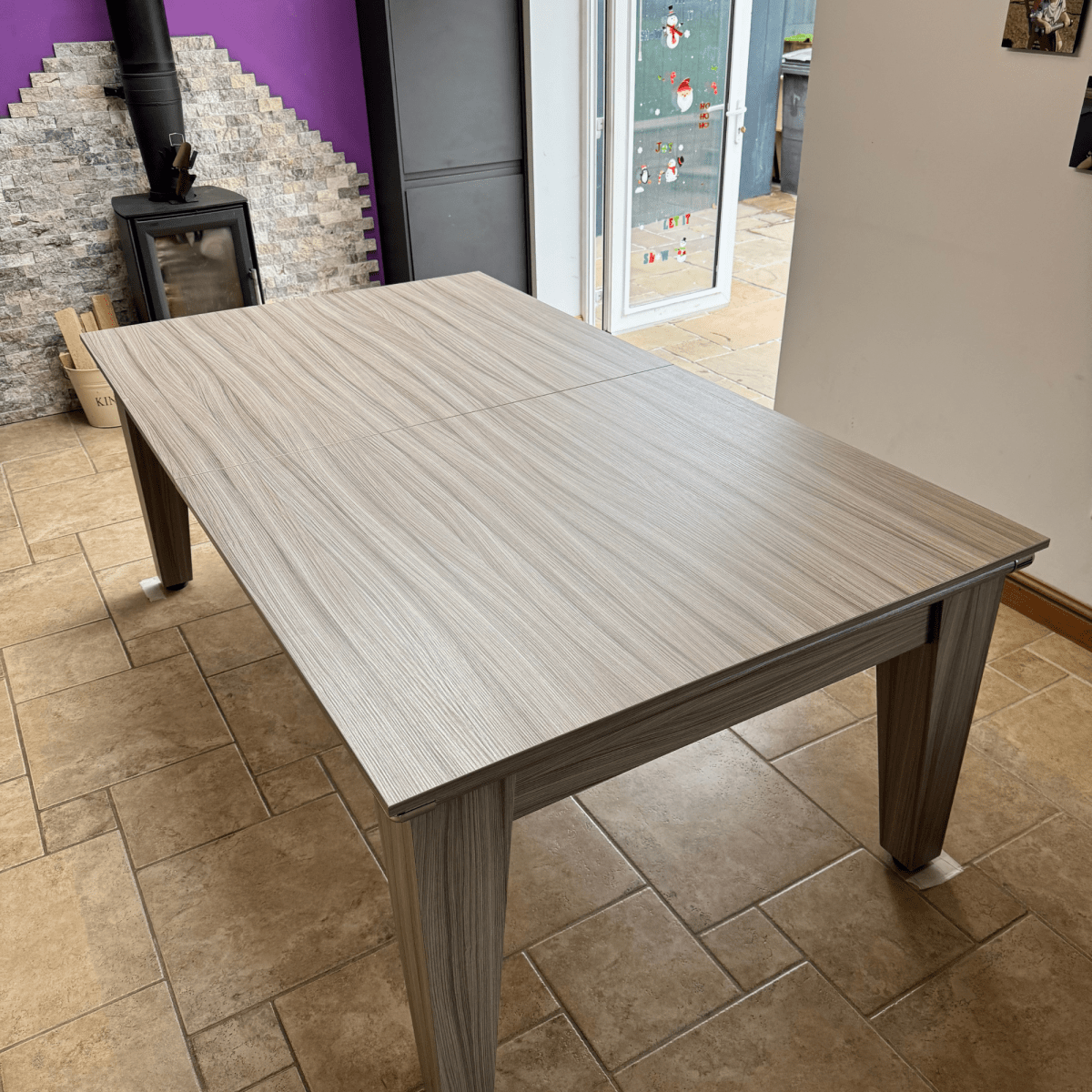 The Richmond Pool Dining Table - Driftwood - 7ft