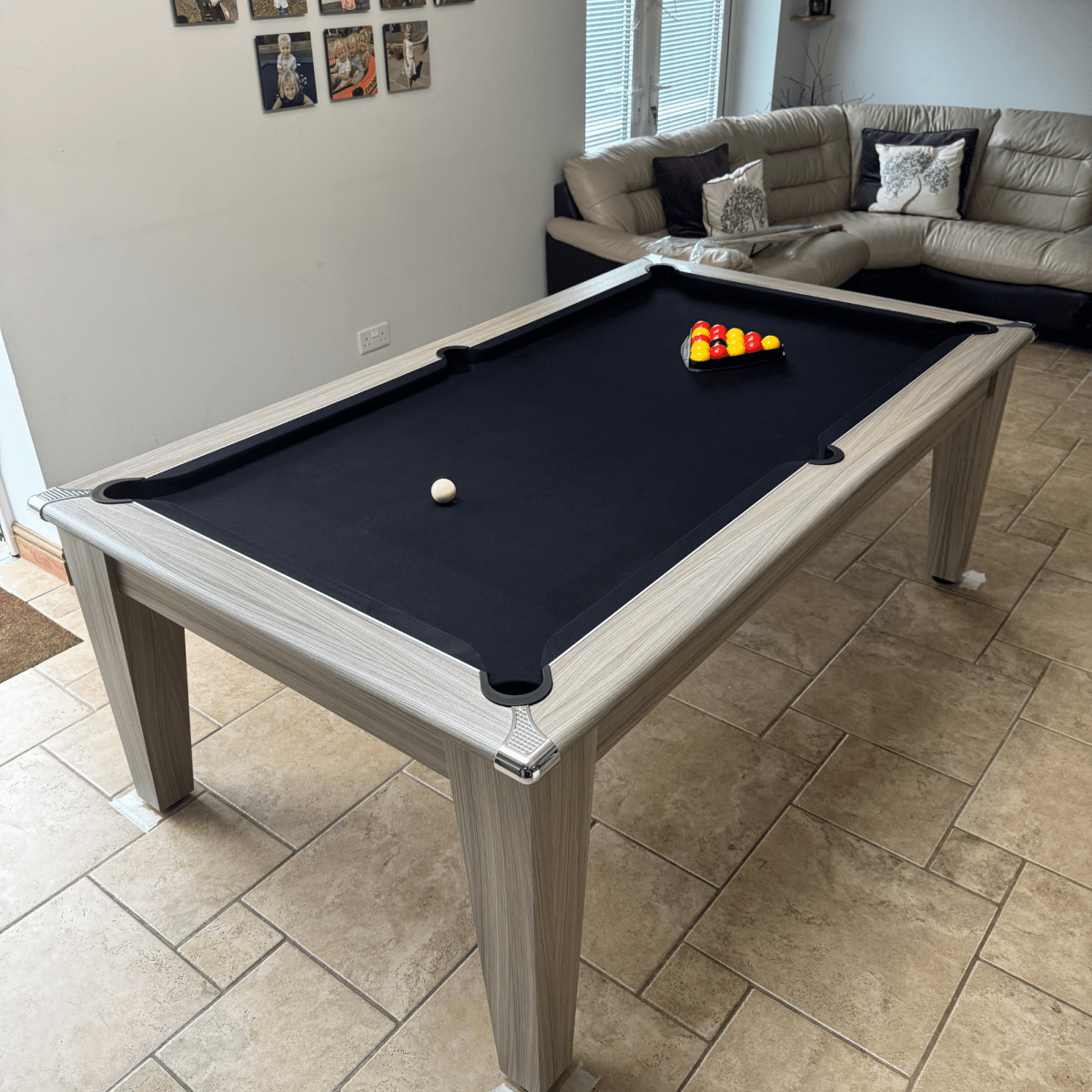 The Richmond Pool Dining Table - Driftwood - 7ft