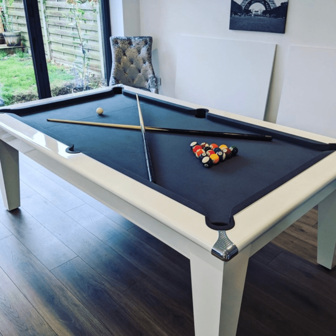 The Richmond Pool Dining Table - Gloss White