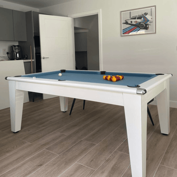 The Richmond Pool Dining Table - Gloss White