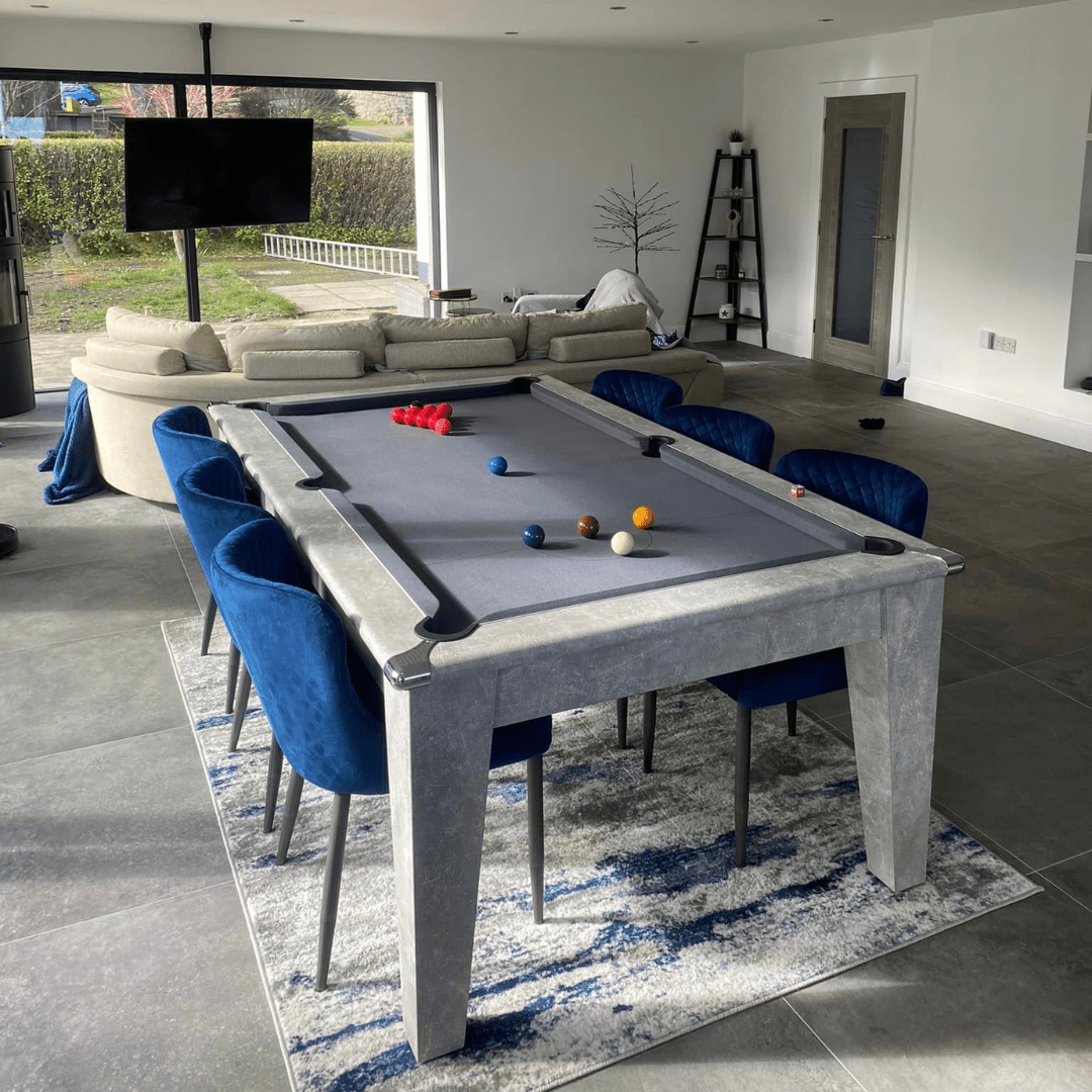 The Richmond Pool Dining Table - Italian Grey