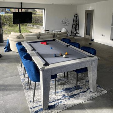 The Richmond Pool Dining Table - Italian Grey