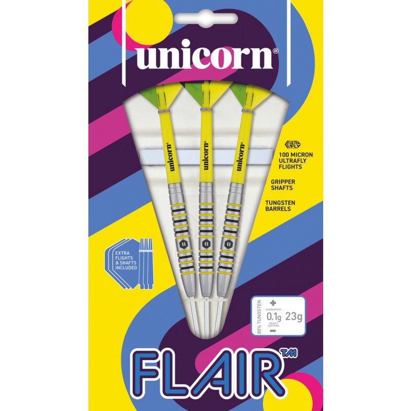 Unicorn Flair Darts - 80% Tungsten Barrels