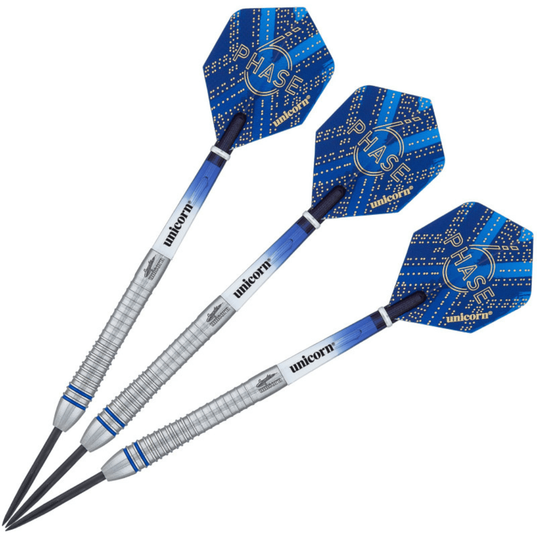 Unicorn Gary Anderson Phase 6 World Champion 90% Tungsten Steel Tip Darts