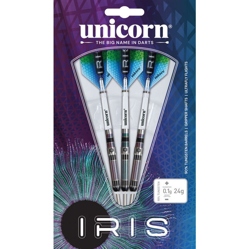 Unicorn IRIS Steel Tips Dart Set - 90% Tungsten