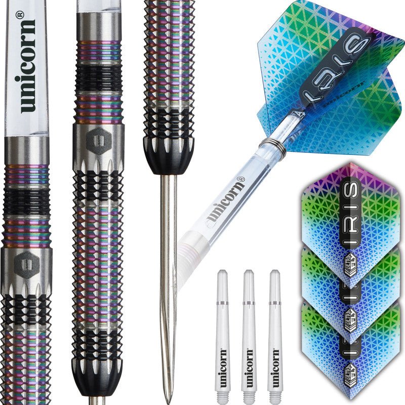 Unicorn IRIS Steel Tips Dart Set - 90% Tungsten