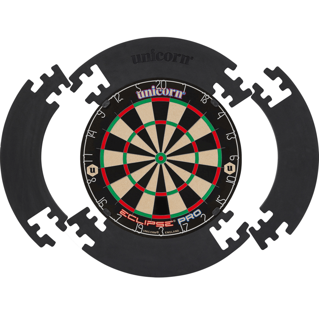 Unicorn Jigsaw Dartboard Surround Black
