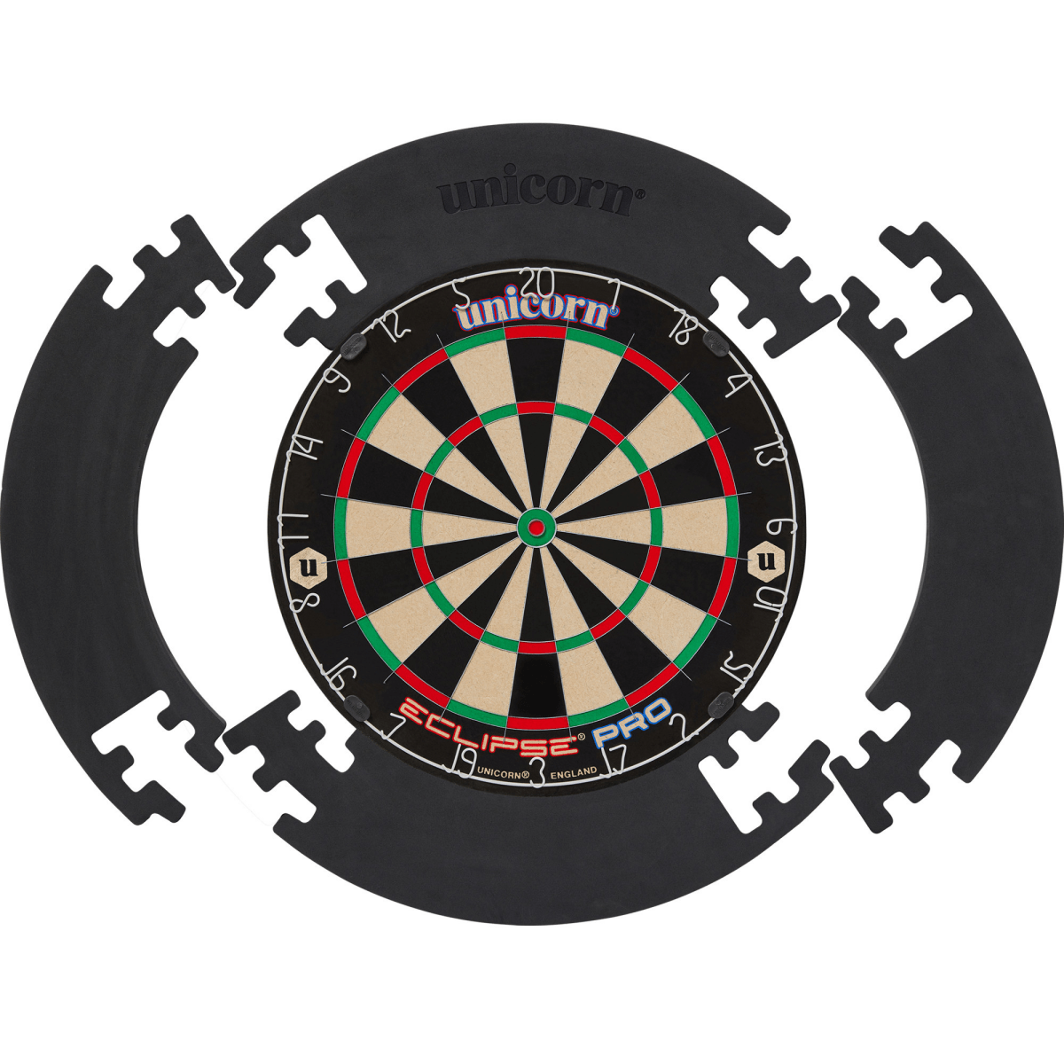 Unicorn Jigsaw Dartboard Surround Black