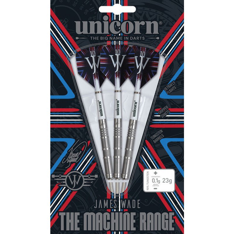 Unicorn - The Machine James Wade - Steel Tip Darts - 90% Tungsten